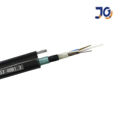 Double Jacket Single Armored Aerial Fiber Optic Cable Gambar 8 Kabel optik GYFTC8Y53