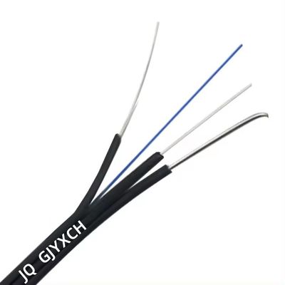 GJYXCH Ftth Kabel Serat G652D G652A Kabel Optik Self-supporting LSZH Fiber Drop Kabel