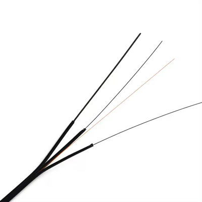 GJYXCH Ftth Kabel Serat G652D G652A Kabel Optik Self-supporting LSZH Fiber Drop Kabel