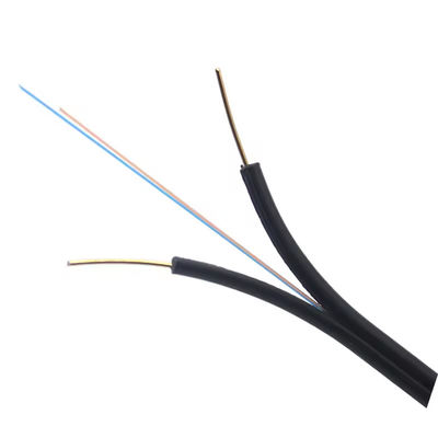 FTTH Indoor Drop Fiber Optic Cable 1 2 4 Core G652D LSZH GJXFH Bend Insensitive Fiber Optic Cable