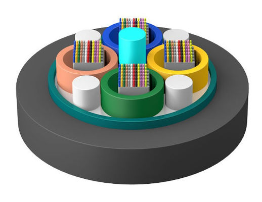 24 48 96 Modus tunggal inti Kabel serat optik pita luar GYDTA GYDTS