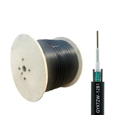 4 6 8 12 24 core GYXTZW Unitube Flame-retardant Cable single-mode outdoor fiber optic cable LSZH Jacket