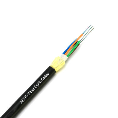 12 24 32 48 72 96 144 Kabel Fiber Optic Outdoor Core Kabel ADSS Span 150 100 200M