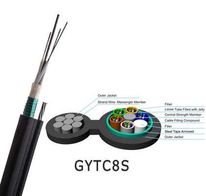 Kabel optik yang mendukung diri Gambar 8 GYTC8S GYTC8A