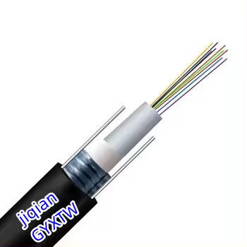 Harga Pabrik 2/4/6/8/12/16/24 inti Telekomunikasi GYXTW Kabel Komunikasi Luar Ruang Mode Tunggal Kabel Serat Optik Wi