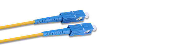 SC/SC Fiber Optic Patch Cord Single Multi mode Fiber Untuk FTTH 1m 2m 5m 10m