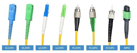 Berkualitas tinggi Patch Cord Optical Fiber LC/FC/SC/ST