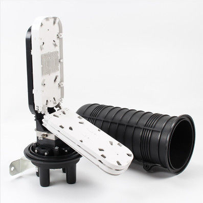 Kotak sambungan kabel optik Kotak sambungan tertutup secara mekanis tipe kubah