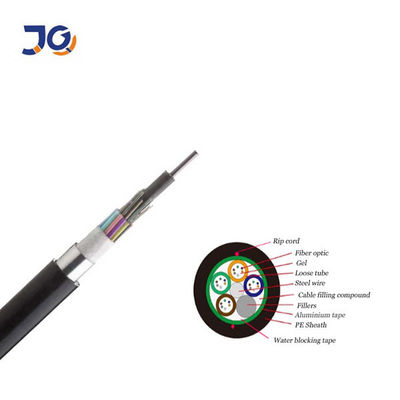 Produsen kabel serat optik GYTS GYFTS G652D Fiber Outdoor armored Fiber Cable 96 core