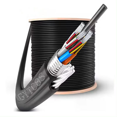 Outdoor Overhead Self-Supporting Figure 8 Kabel Serat Optik GYTC8S GYXTC8S GYFTC8S Steel Tape Armored Fiber Optic Cable