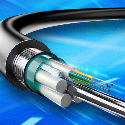 48 72 96 144 288 Core Stranded Loose Tube Optical Fiber Cable GYTA GYTS Kabel Komunikasi Terkubur