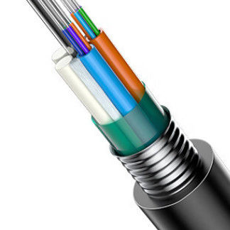 48 72 96 144 288 Core Stranded Loose Tube Optical Fiber Cable GYTA GYTS Kabel Komunikasi Terkubur