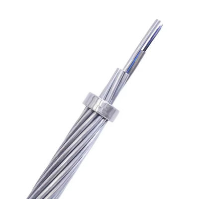 OPGW Power Optical Fiber 4/6/8/12/24/36/48 Core Single Mode Composite Overhead Ground Wire Kabel Komunikasi Lapis baja