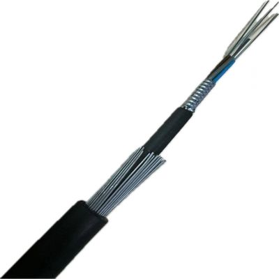 Di bawah tanah GYTA33 24 Core G652D SM Di bawah air Stranded Armored Steel Wire Fiber Cable