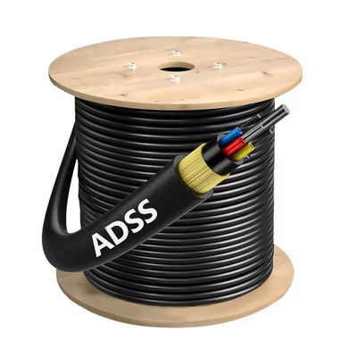 Hot Sale Single Mode Aerial Fiber Optic Cable 12 24 48 96 144 Inti serat optik adss/asu/gyxtw/gyta untuk saluran