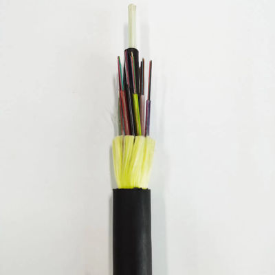 12 inti ADSS Outdoor Kabel Udara Semua Dielektrik Kabel Serat Optik