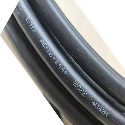 OEM Pabrik Pasokan 144 Inti ADSS Outdoor Kabel Serat Optik Udara 1KM 2KM 3KM Harga