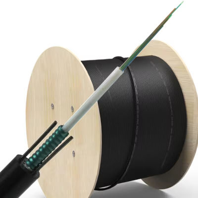 1mm Baja Kekuatan kawat 2 4 8 12 24 Inti Kabel Serat Optik Luar GYXTW