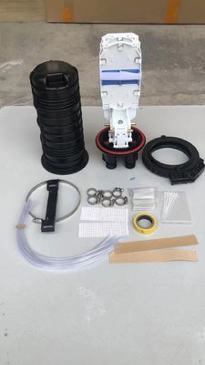 Penutupan Tipe Kubah Inti 12 24 48 Luar Ruangan Kotak Sambungan Kabel Serat Penutupan Sambungan Serat Optik