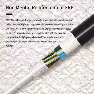 Harga Grosir GYFTY 12 Core Single Mode Outdoor Aerial Fiber Optic Cable Harga Per Meter