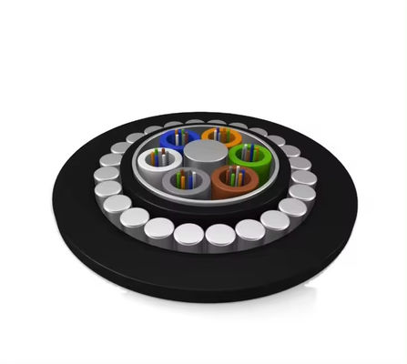 24 Core GYTA33 GYFTY33 Submarine Armored Loose Tube Kabel Serat Optik