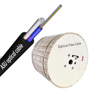 ASU Kabel Serat Optik ASU Span 80m 100m 200m 4 6 8 Inti 12 Hilos Kabel Serat G652 Kabel
