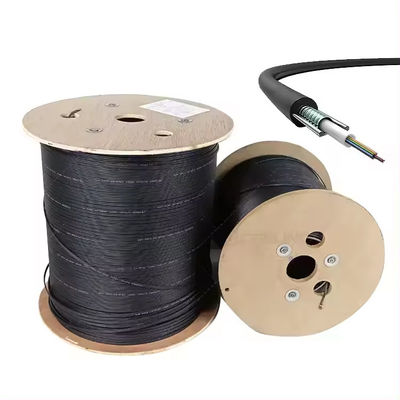 Kabel serat optik luar ruangan 12 inti GYXTW dengan kinerja mekanik dan lingkungan yang sangat baik