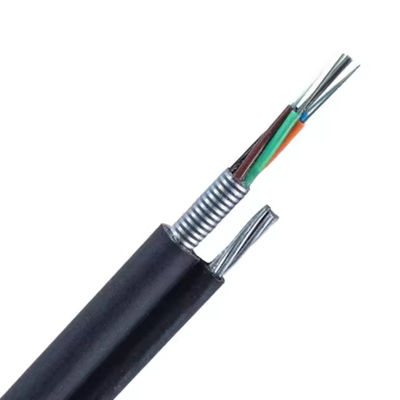 GYTC8S/GYTC8A Outdoor Self-Supporting Gambar 8 Kabel Serat Optik Baja Kabel Serat Optik Lapis baja
