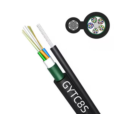 JQ Factory Outdoor Self-Supporting Figure 8 Kabel Jenis GYTC8S GYTC8A 60 Inti 72 Inti Kabel Serat Optik 1km Harga