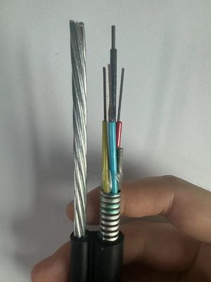 Grosir Gambar Udara Gambar8 Kabel Serat Optik Luar Lapangan Lapangan 12 24 Inti G652D GYTC8S
