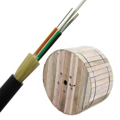 ADSS All Dielectric 48 Core Self Supporting Aerial Fiber Outdoor Cable Single Jacket Span 100m 200m