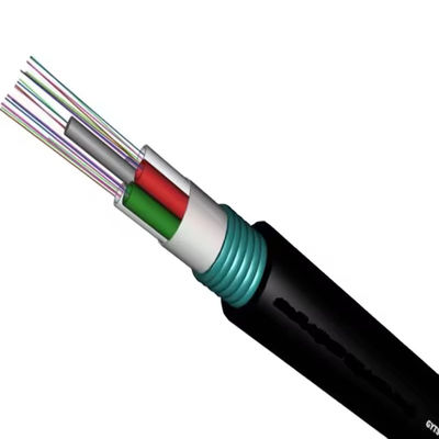 GYTS 48 Core Single Mode Multimode Tepi Baja tahan kelembaban Armored Duct Fiber Optic Cable 1km Daftar harga per