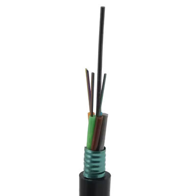 Outdoor 72 96 144 216 288 Core Steel Armor Fiber Optic Cable Non-self Supporting Aerial GYTS GYTA