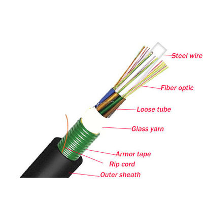 G652D Kabel serat optik 48 inti Kabel serat optik GYFTY/ADSS/GYTS/GYTA53 Harga Per Meter