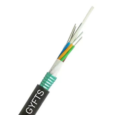 24 48 72 96 144 Core GYFTS Kabel Serat Optik Anti Rodent Kabel Serat Optik Lapangan Lapangan