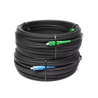 SC UPC SC APC FTTH drop fiber patch cord SM G657A1 G657a2 10M 30M 50M 100M 200m LSZH