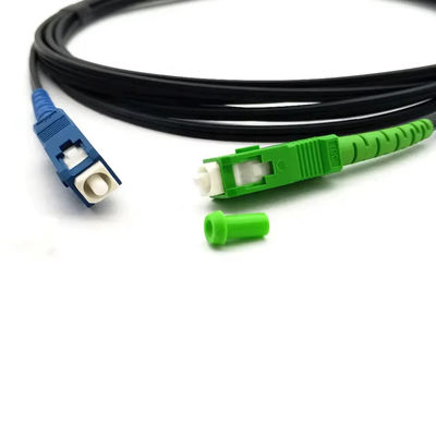 SC UPC SC APC FTTH drop fiber patch cord SM G657A1 G657a2 10M 30M 50M 100M 200m LSZH