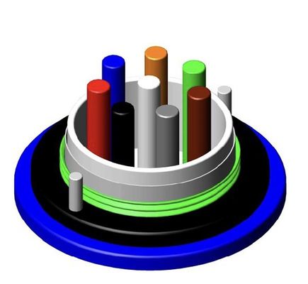 MGXTSV LSZH Armored Mining Fiber Optic Cable