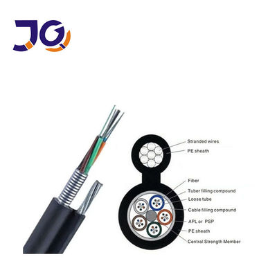 Kabel optik GYTC8S 12 16 24 48 96 Kabel serat optik inti