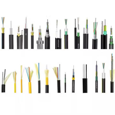 Gambar 8 Kabel Serat Optik Dengan Pita Aluminium / Pita Baja Desain Lapis baja Dan mendukung diri untuk kondisi cuaca yang keras
