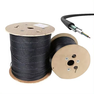 OUTDOOR SINGLEMODE OVERHEAD ARMORED FIBER OPTICAL CABLE GYXTW 2 6 8 12 Kabel optik serat inti
