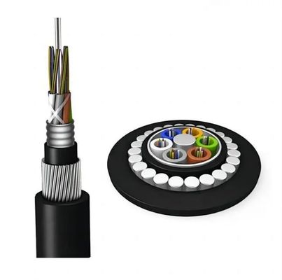 Kabel Fiber Optik Baja Lapis Baja Bawah Air GYTA33 48 Inti