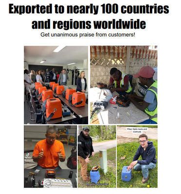 AI-9 Fusion Splicing Fiber Fusion Splicer Otomatis FTTH Fiber Optical Welding Mesin Splicing