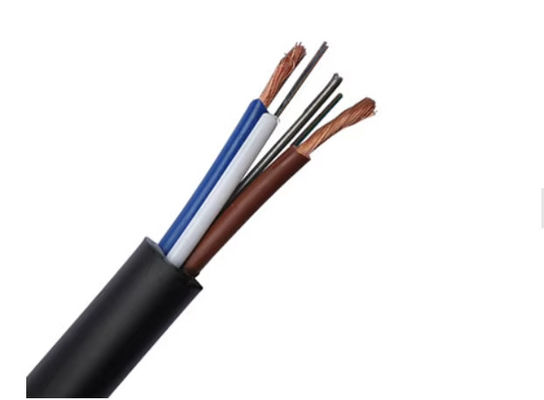 2 Kawat Tembaga OPLC 4 Core Outdoor Optical Cable YOFC Single Mode Optical Power Composite Cable