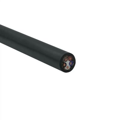 Outdoor Fiber PVC LSZH RVVP Kabel dengan 2/3/4/5/6 Core Cat6 FTP Spiral Shielded Pure Copper Control Signal Kabel