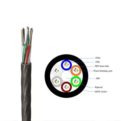 GCYFTY/GCYFY Air-Blowing Micro Fiber Optic Cable Simplex Micro Duct 4 6 8 12 24 48 96 Core Outdoor Non-Metallic Layer Stranded