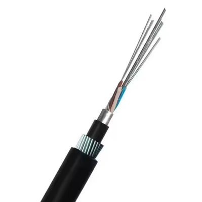 Kabel optik kapal selam GYTA33 12/24/48 Inti Double Sheathed Diperkuat Armored Fiber Optic Perlengkapan Pasokan