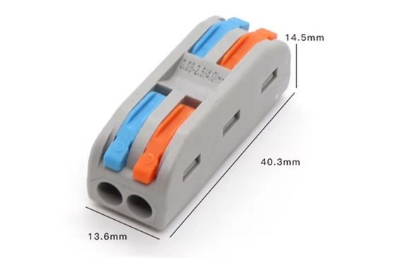 LED Lighting Wire Connector Quick 1-in-2-out Terminal Block 2-in-4-out Wire Splitter 3-in-6-out Terminal Box untuk outdoor