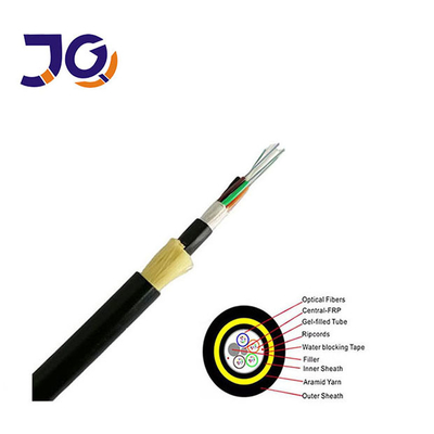Kabel Fiber Optik 24 48 96 Serat ADSS Span200m 48 96 144 Inti Selubung Tunggal/Ganda ADSS ASU Fiber Optic