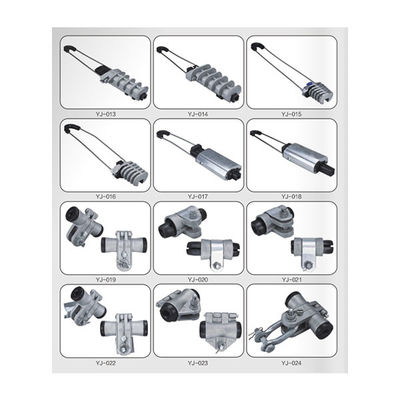Guy Grip Pra-bentuk Paduan Aluminium Baja 70KN untuk Kabel 6-15mm
